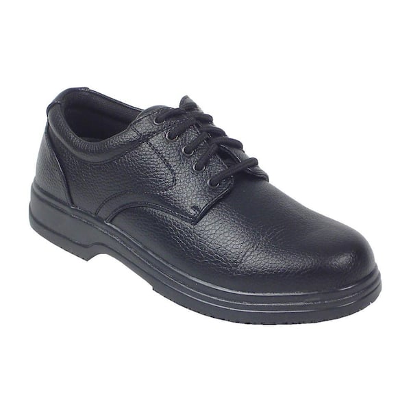 Deer Stags Service Black Size 10.5 Medium Plain Toe Utility Oxford Shoe for Men