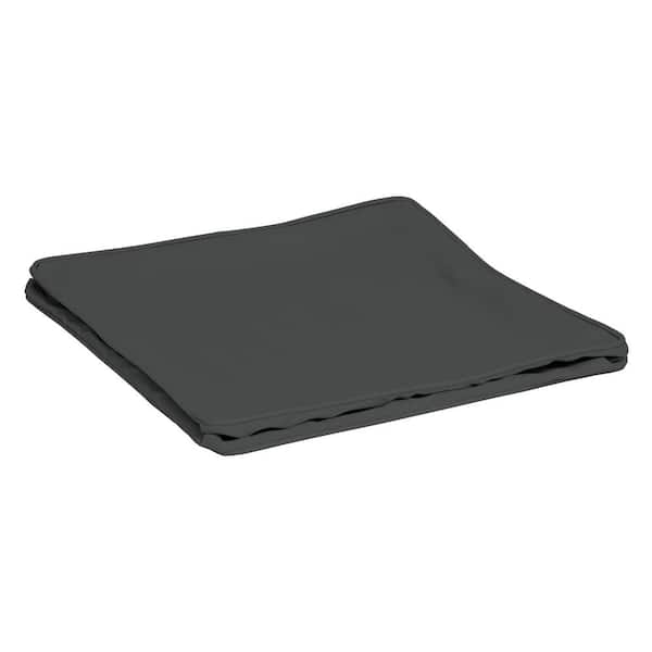 ARDEN SELECTIONS ProFoam 22 in. x 22 in. Outdoor Deep Seat Bottom Cushion Cover, Slate Grey