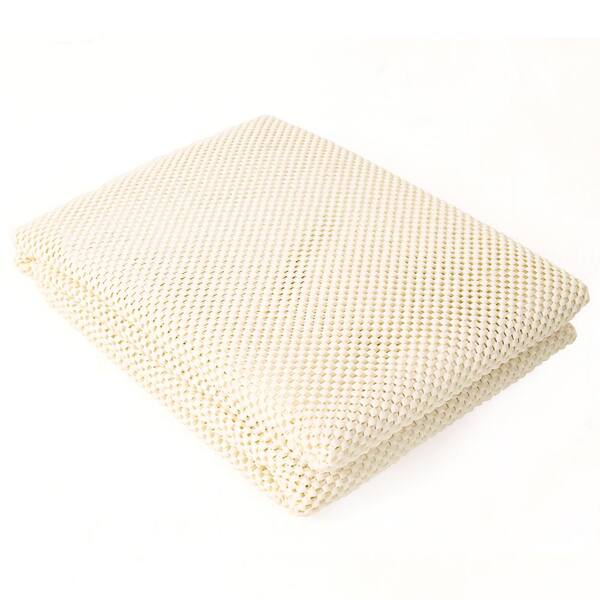 Mockins 9' x 12' Non Slip Rug Pad Grippers | Customizable & Protective - White