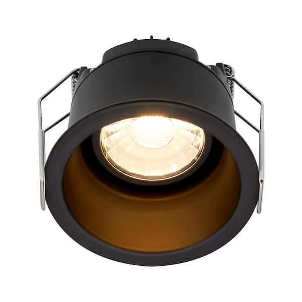 Maxxima 2 in. 5 CCT Adjustable LED Slim Regressed Gimbal Downlight