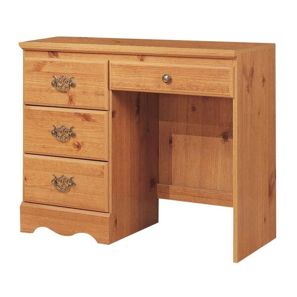New Visions by Lane Mountain Pine Student Desk with 4-Spacious Drawers-DISCONTINUED