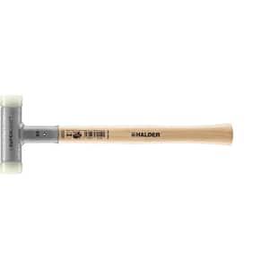 Halder 15 oz. Dead-Blow Hammer with Hickory Handle and Replaceable Nylon Face Inserts