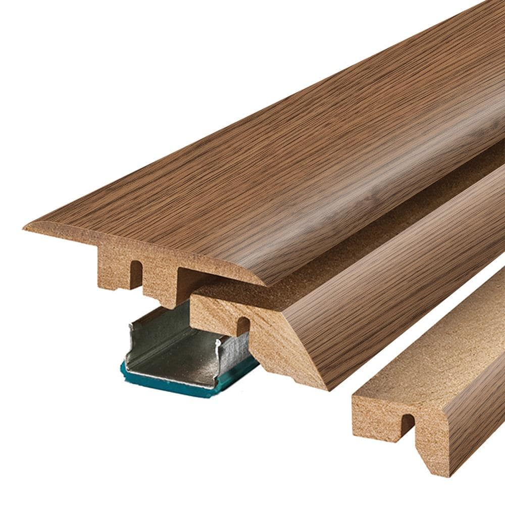 Kingsland 0.75 in. T x 2.37 in. W x 78.7 in. L Textured Wood Look Laminate Moulding/Trim 4 in 1 Molding price history on PriceWatchPro