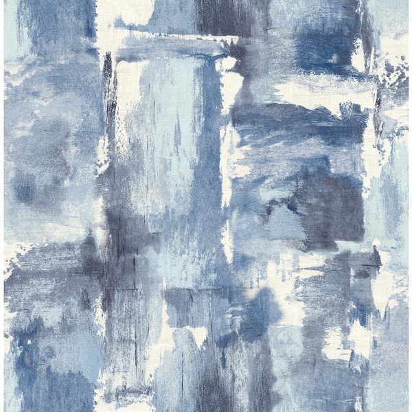 56 sq. ft. Frozen Lake Dry Brush Faux Paper Unpasted Wallpaper Roll
