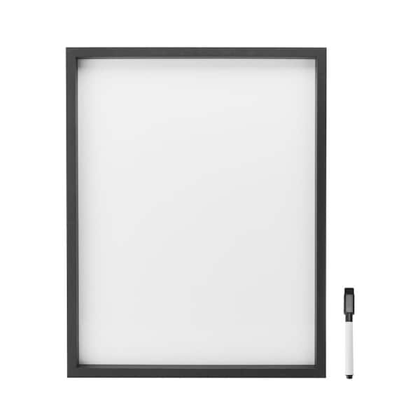 Mikasa White Board with Dry Erase Pen, 24 x 19 in. Black