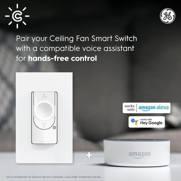 GE Lighting GE Cync Smart Switch, On-Off Button Style with Bluetooth and  2.4 GHz Wifi, Alexa and Google Home Compatible without a Hub & Reviews