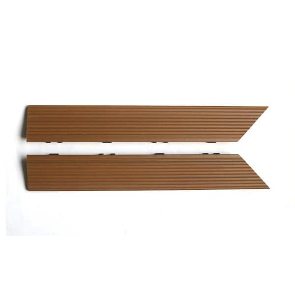 NewTechWood 1/6 ft. x 1 ft. Quick Deck Composite Deck Tile
