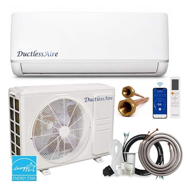 24000 BTU 2-Ton 21 SEER2 230v Wi-Fi Enabled Mini Split Heat Pump System