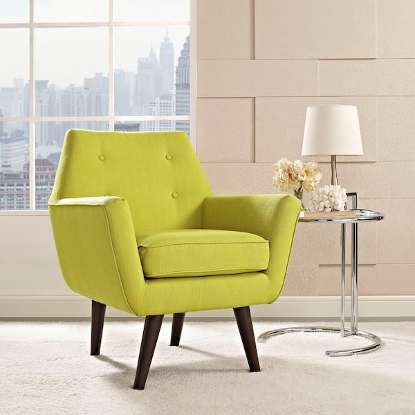 MODWAY Posit Wheatgrass Upholstered Armchair