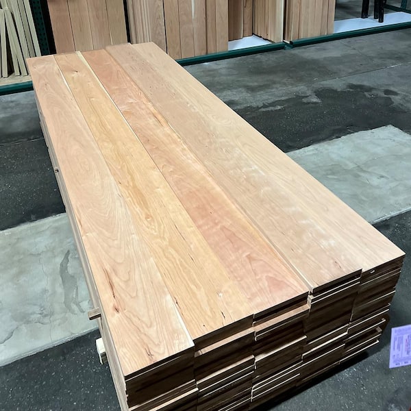 Swaner Hardwood 1 in. x 6 in. x 6 ft. Cherry S4S Board (2-Pack