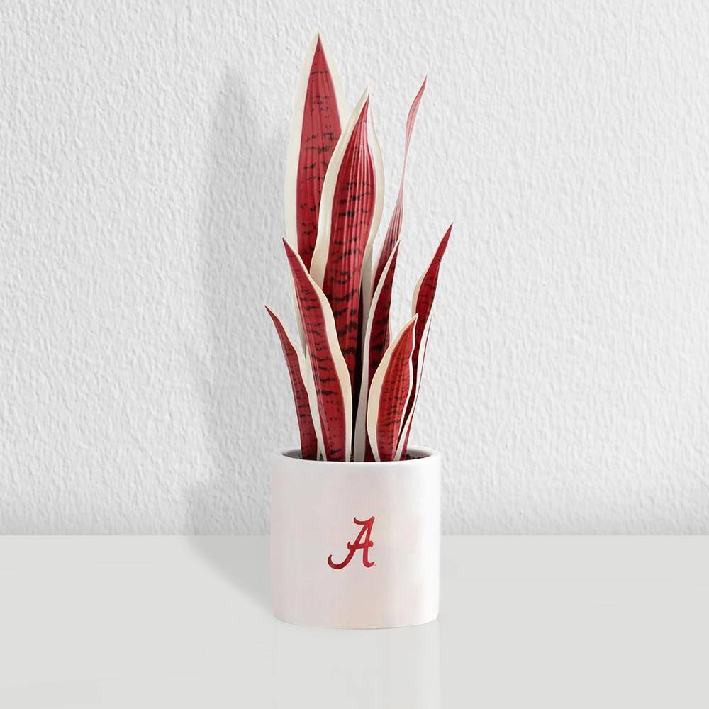 Eternal Green 18'' Faux Snake Plant in Plastic Pot