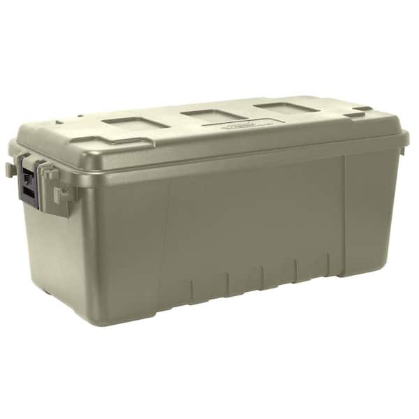 Storage Case Plano Hinged Sportsman's Trunk Large OD Green 95x34