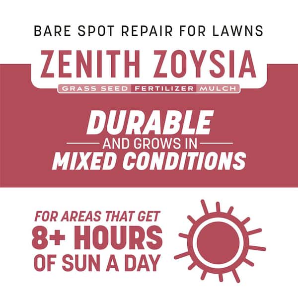 5 lbs. Smart Patch Zoysia Grass Seed with Mulch, Fertilizer