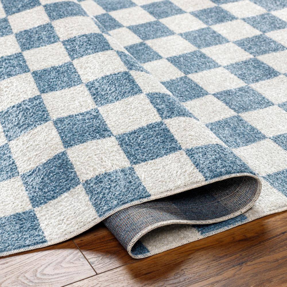 Lillian Multi-Color Checkered 8 ft. x 10 ft. Indoor Machine-Washable Area Rug - thumbnail 7
