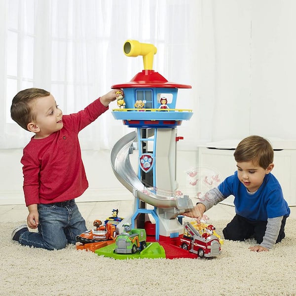 omfavne Bangladesh undervandsbåd Paw Patrol My Size Lookout Tower with Vehicle Lights and Sounds, Ages 3 and  Up-6037796 - The Home Depot