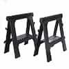 Husky 28 in. W x 31 in. H Folding Sawhorse (2-Pack) 999-7400