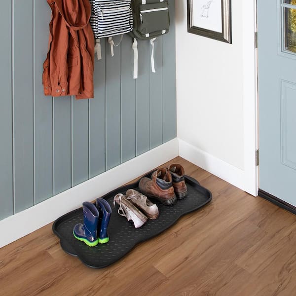 Black 19 in. x 39.5 in. Oversized Multi Purpose Utility Boot Tray