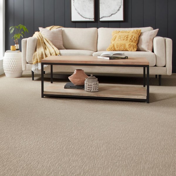 Enchantment  - Sapling - Beige 32 oz. Triexta Pattern Installed Carpet