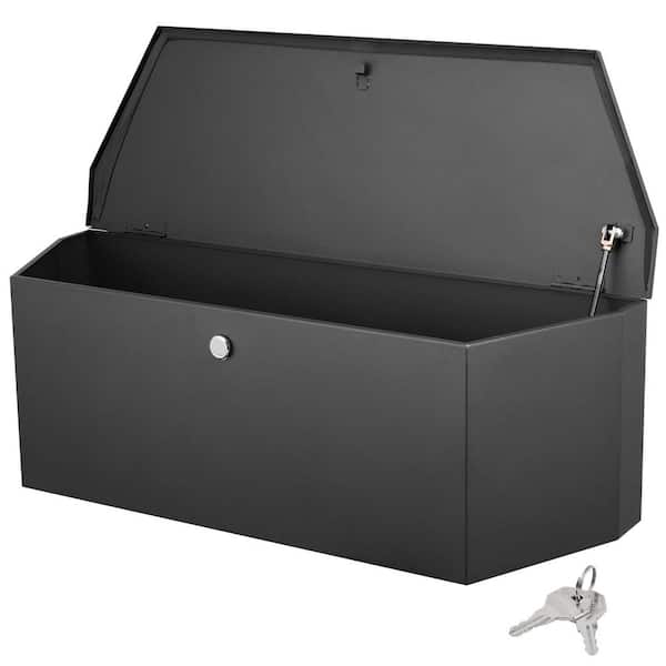 VEVOR Trailer Tongue Tool Storage Chest 36 in. x 12 in. x 12 in. Carbon  Steel Truck Tool Box w/Lock Keys for Trailer Pickup T36X12X12INCHJ5V8V0 -  The Home Depot