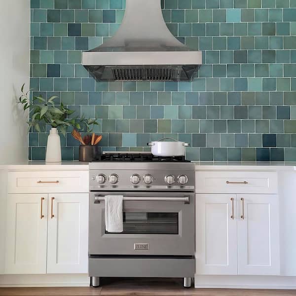 30 in. Designer Series Satin Stainless Steel Ducted Wall Range Hood