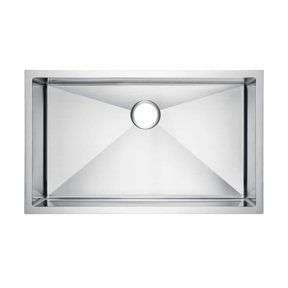 Bailey 27'' Stainless Steel Farmhouse Single Bowl Kitchen Sink