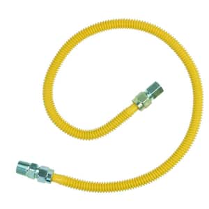 BrassCraft CSSC15-18 Gas Connector 18 3/4 Mip X 1/2 Fip 