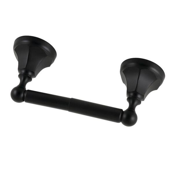 Kingston Brass Metropolitan Wall Mount Toilet Paper Holder in Matte Black