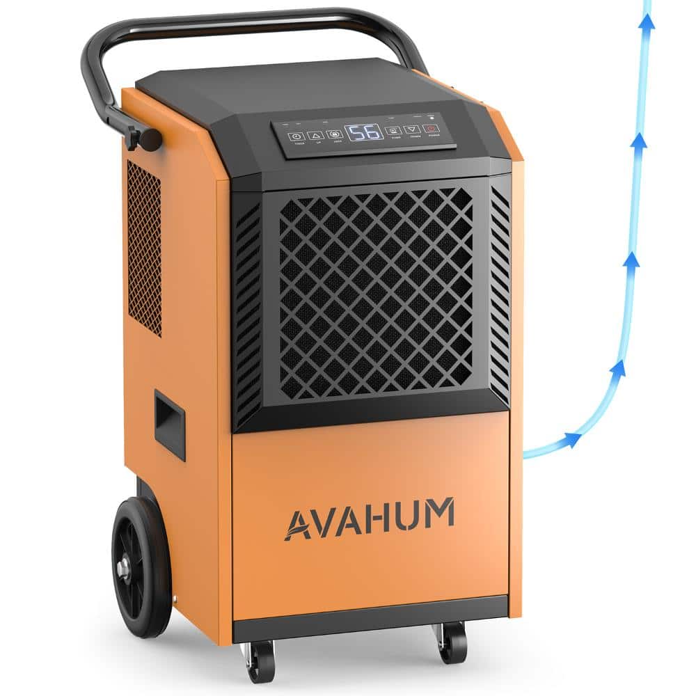 160 pt. 7500 sq.ft Commercial Dehumidifier in Yellow with Pump, Drain Hose, Timer, Auto Defrost, for Warehouse price history on PriceWatchPro