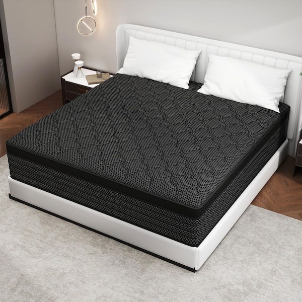 Crystli Full Medium Gel Memory Foam 12 in. Hybrid Mattress