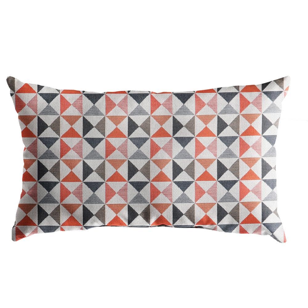 Sunbrella Multi Graphic Rectangular Outdoor Knife Edge Lumbar Pillow