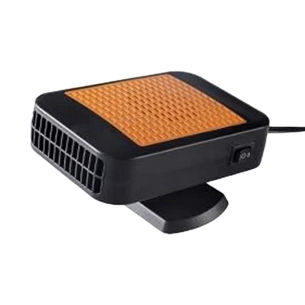 200W Black Portable 12V Car Heater with Fast Heating & Cooling Fan, 360° Rotary Defroster for Vehicles, Cars, RVs, SUV price history on PriceWatchPro