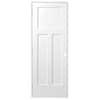 Masonite 30 in. x 80 in. 3 Panel Right-Handed Primed Composite Solid Core Single Prehung Interior Door 4-9/16 in. Flat Jamb 82833