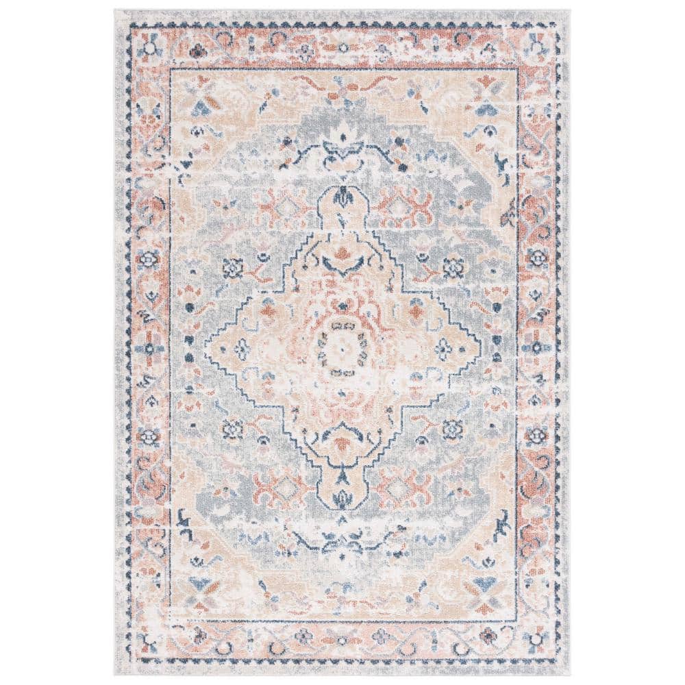 Bayside Sage/Gold 4 ft. x 6 ft. Border Floral Medallion Area Rug price history on PriceWatchPro