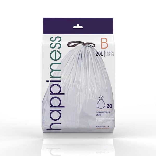 Drawstring Trash Can Liner (60-count, 3-packs Of 20 Liners