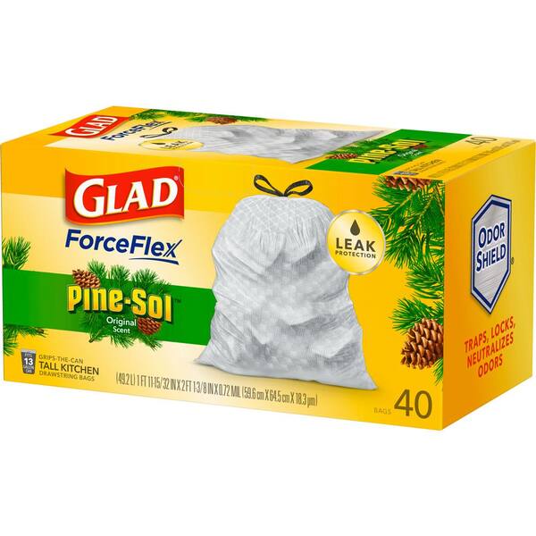 Shop Glad Gain Original Scent Laundry Detergent and Glad Force Flex Trash  Bags at
