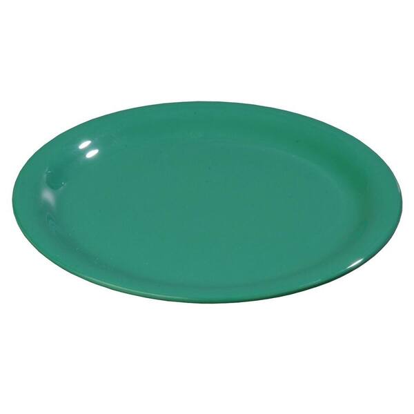 Carlisle 7.5 in. Diameter Melamine Wide Rim Salad Plate in Meadow Green (Case of 48)