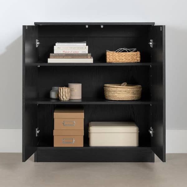 Essence Black Oak 31.25 in. Cabinet
