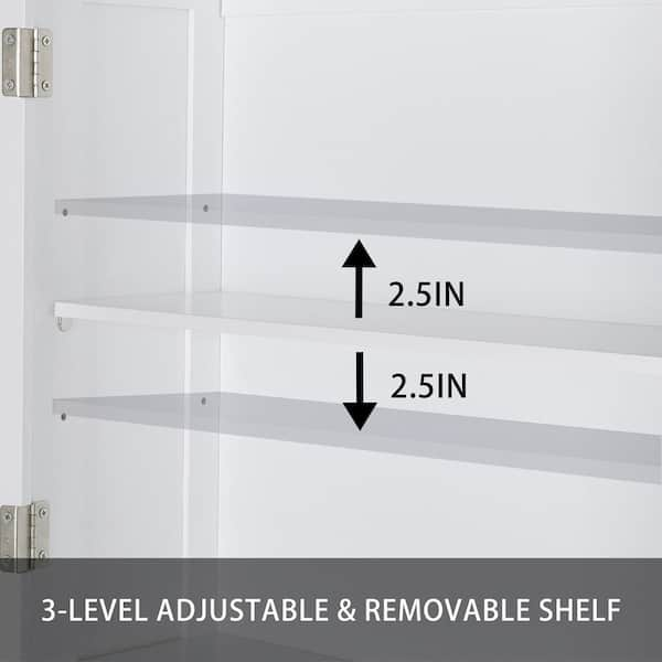 Buy Storage Shelf Washroom Rack Bathroom Storage Holder Sucker Adhesive  Bathroom Rack White Approx. 38.5 x 14 x 9 cm Wall Shelf Washroom Storage  Rack Bath Rack Shampoo Rack from Japan 