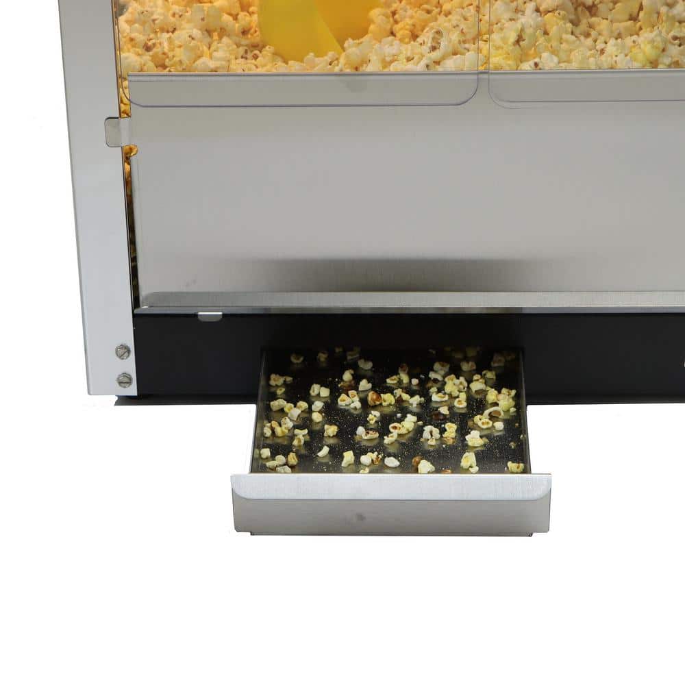 Contempo Pop 8 oz Black and Chrome Popcorn Machine