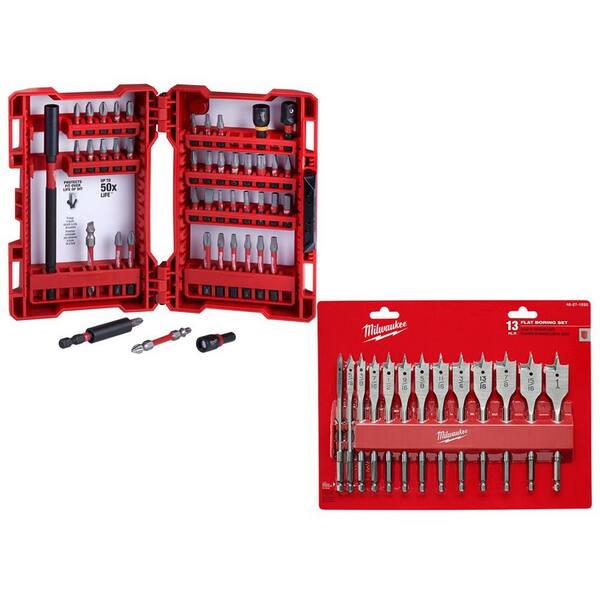 Milwaukee SHOCKWAVE Impact Duty Alloy Steel Screw Driver Bit Set with
