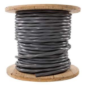 500 ft. 2/0-2/0-2/0-1 Gray Stranded CU SER Cable