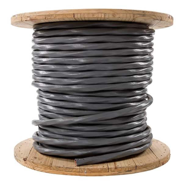 Southwire 500 ft. 2/0-2/0-2/0-1 Gray Stranded CU SER Cable