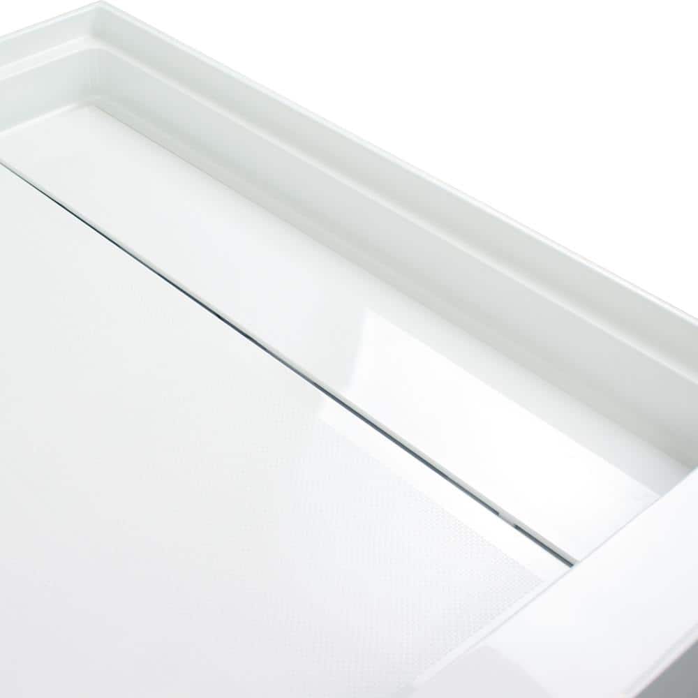 Gray 30'' x 60'' Resin Rectangular Shower Base with Right Hand Drain