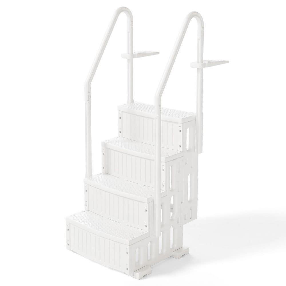 Safety 4-Step Plastic Pool Ladder for In Ground Pool and Above Ground Pool price history on PriceWatchPro