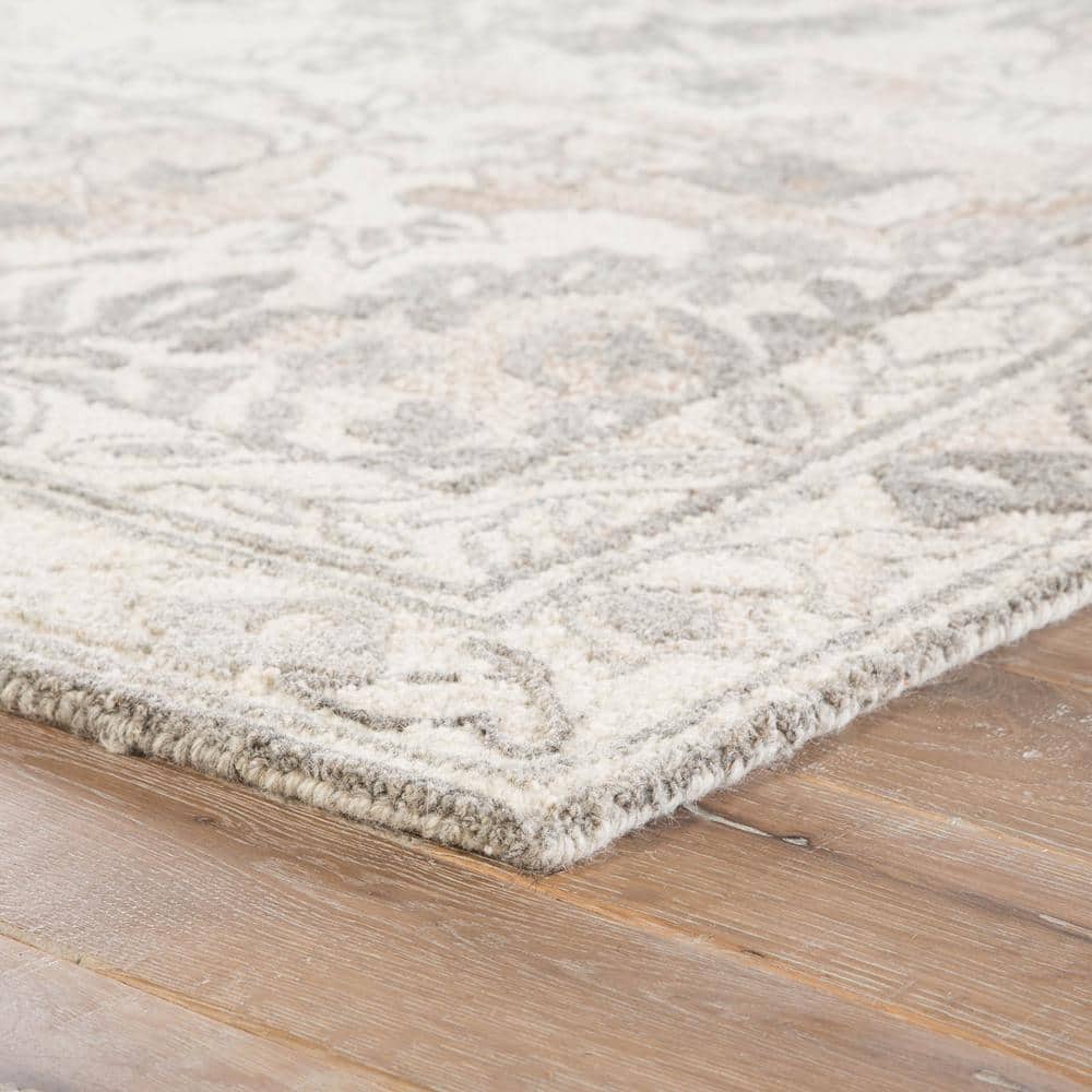 Bristol 9' x 12' Gray Wool Handmade Tufted Rug