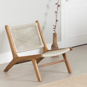Balka Cream and Natural 24 in.Chair