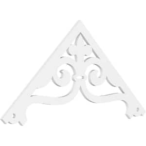 Pitch Finley 1 in. x 60 in. x 30 in. (11/12) Architectural Grade PVC Gable Pediment Moulding