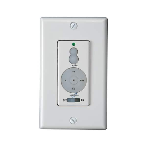 MINKA-AIRE Aire-Control 3-Speed 256 Bit Dimmer Fan Control with Wallplate Switch, White