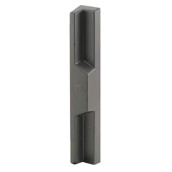 Prime-Line 7-1/4 in. Diecast Black-Painted Finish Patio door Outside Pull Handle Features 6 Optional Mounting
