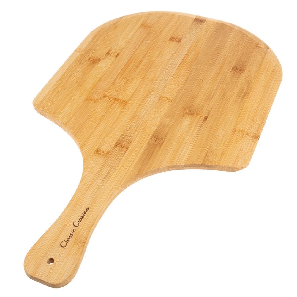 Classic Cuisine Bamboo Pizza Peel HW031114 The Home Depot